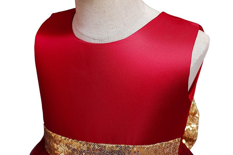 Vestido de fiesta infantil de lujo