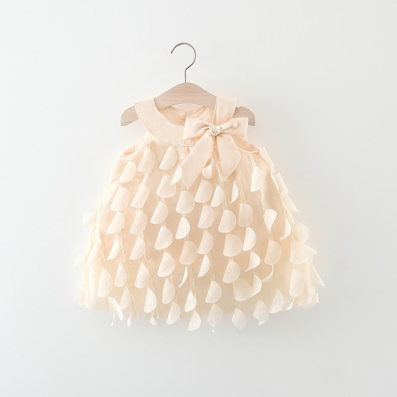 Vestido infantil de encaje boutique