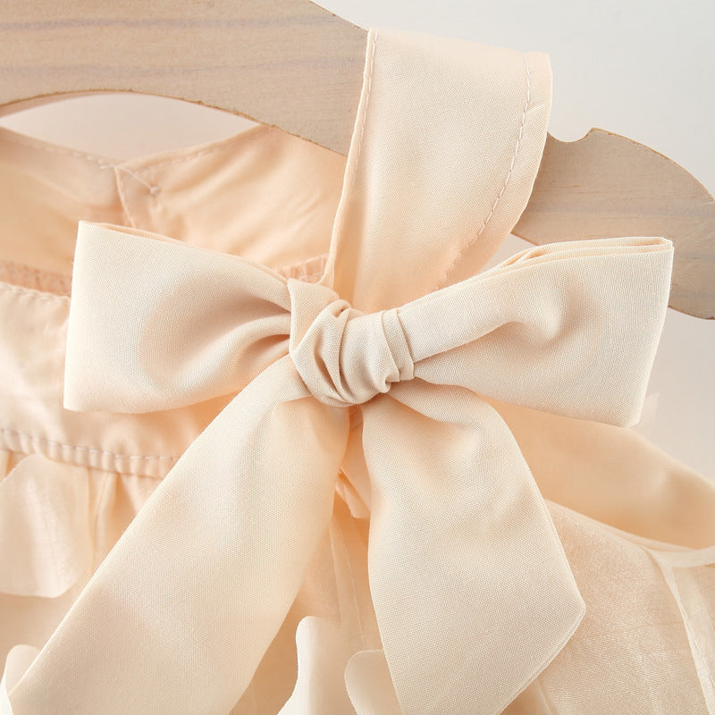 Vestido infantil de encaje boutique