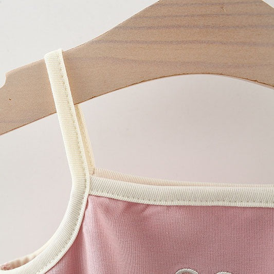 Vestido Infantil Tul Corazoncitos