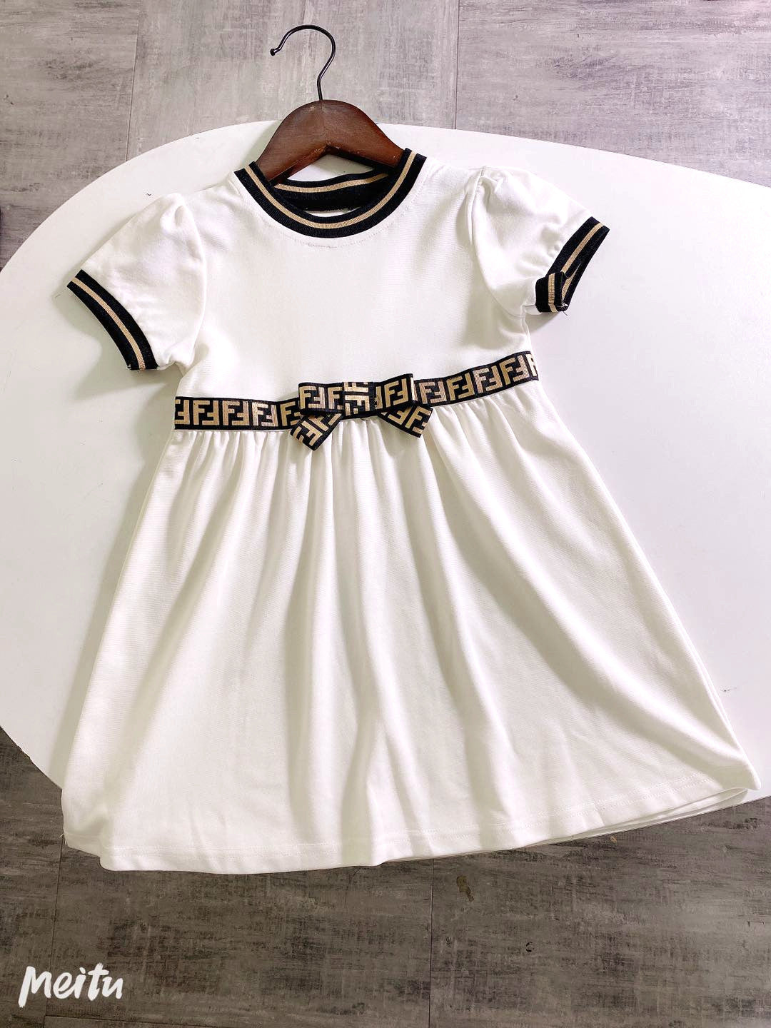 Vestido Infantil F Encaje