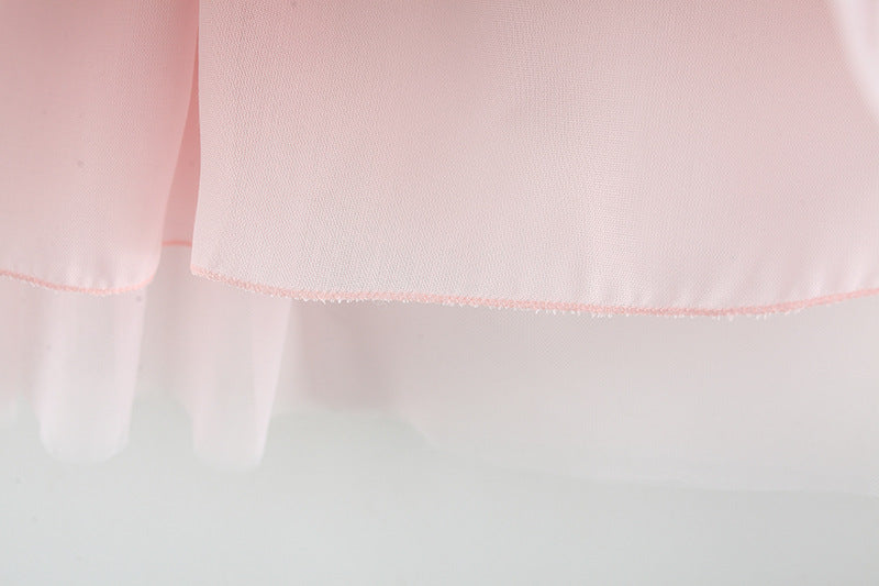 Vestido Infantil de Flores de Tul