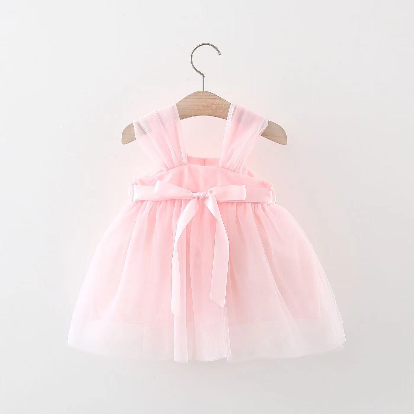 Vestido Infantil Flores y Tul