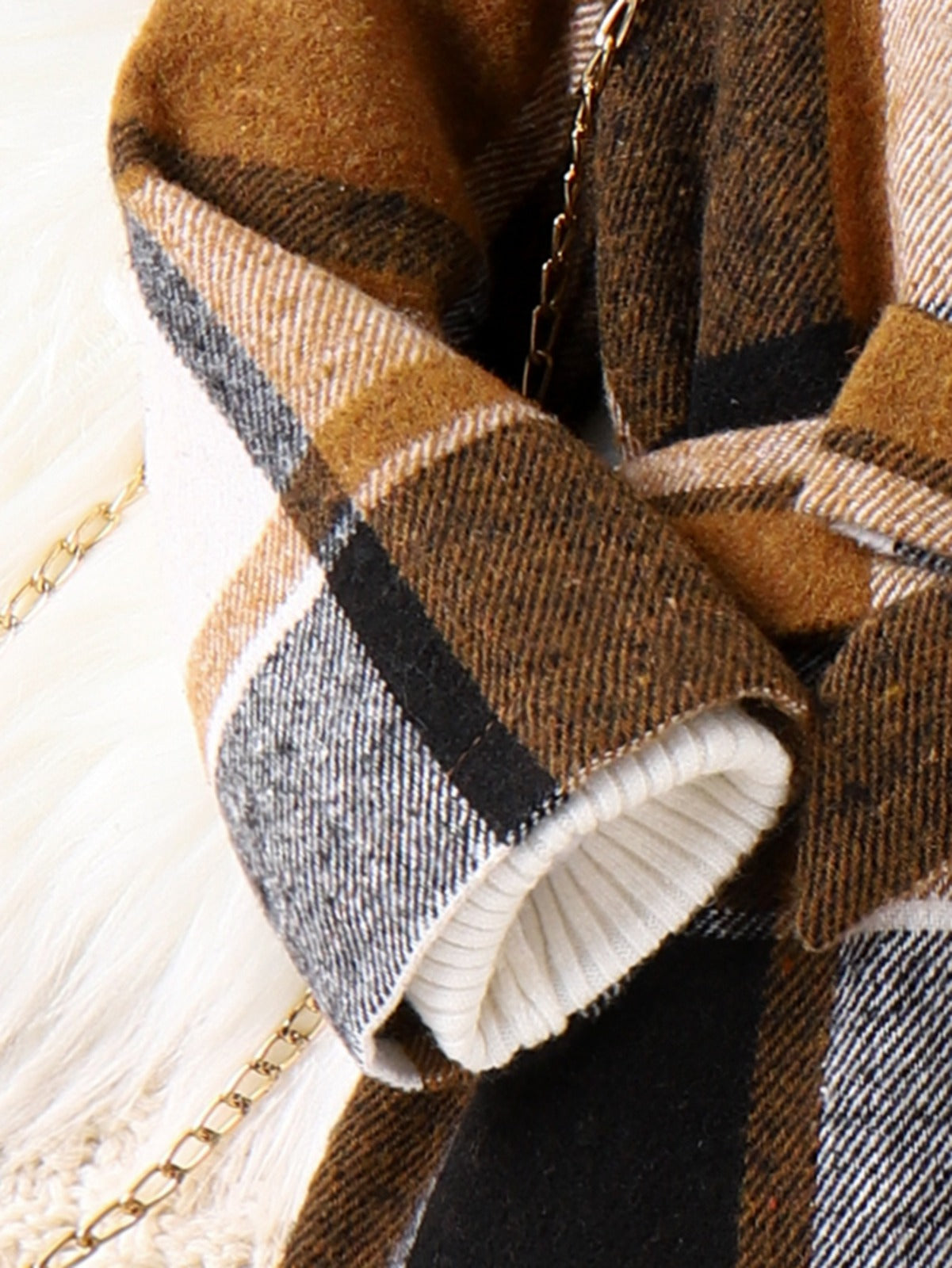 Vestido infantil a cuadros para mujer