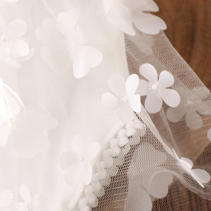 Body infantil de tul floral