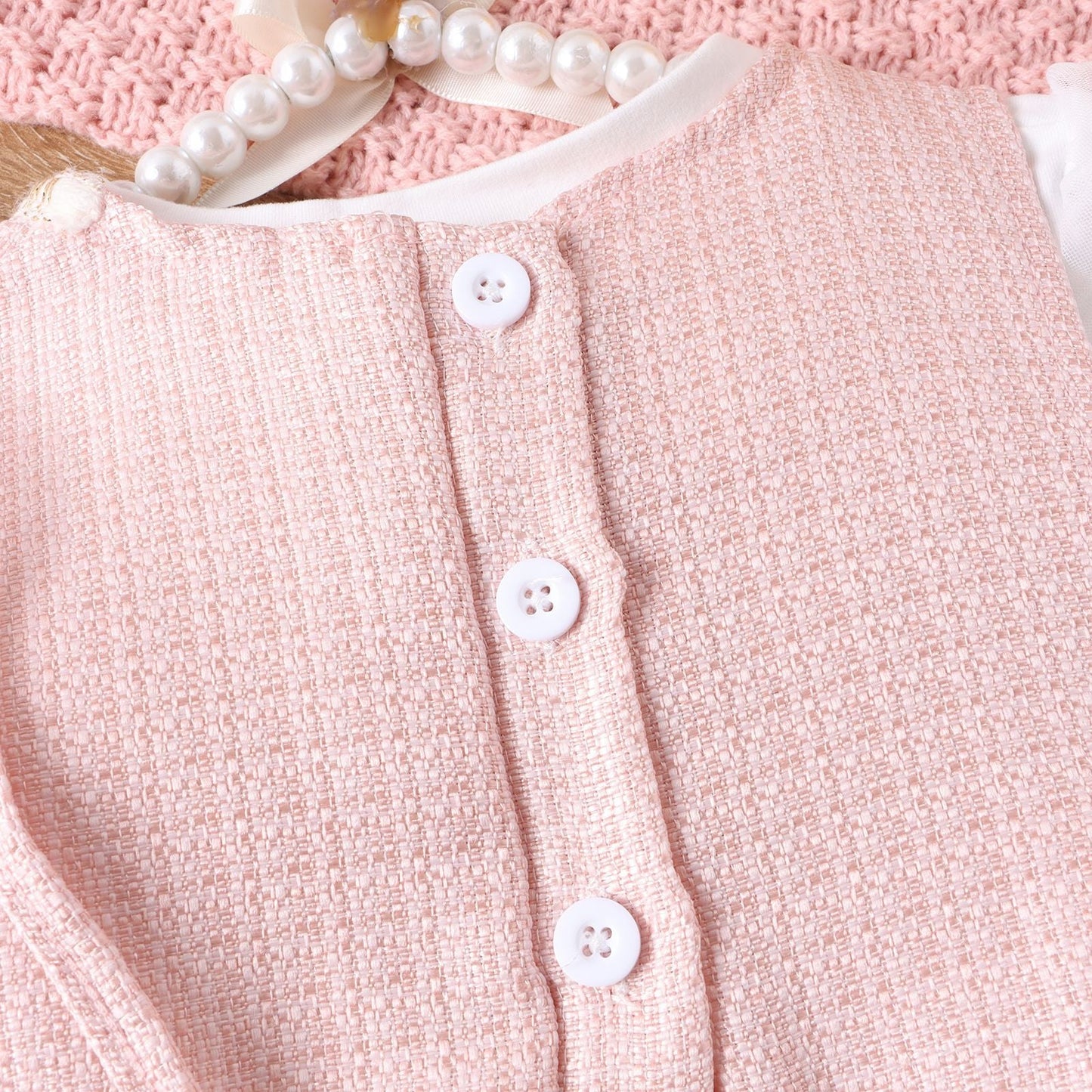 Conjunto Infantil Tweed 3 Piezas