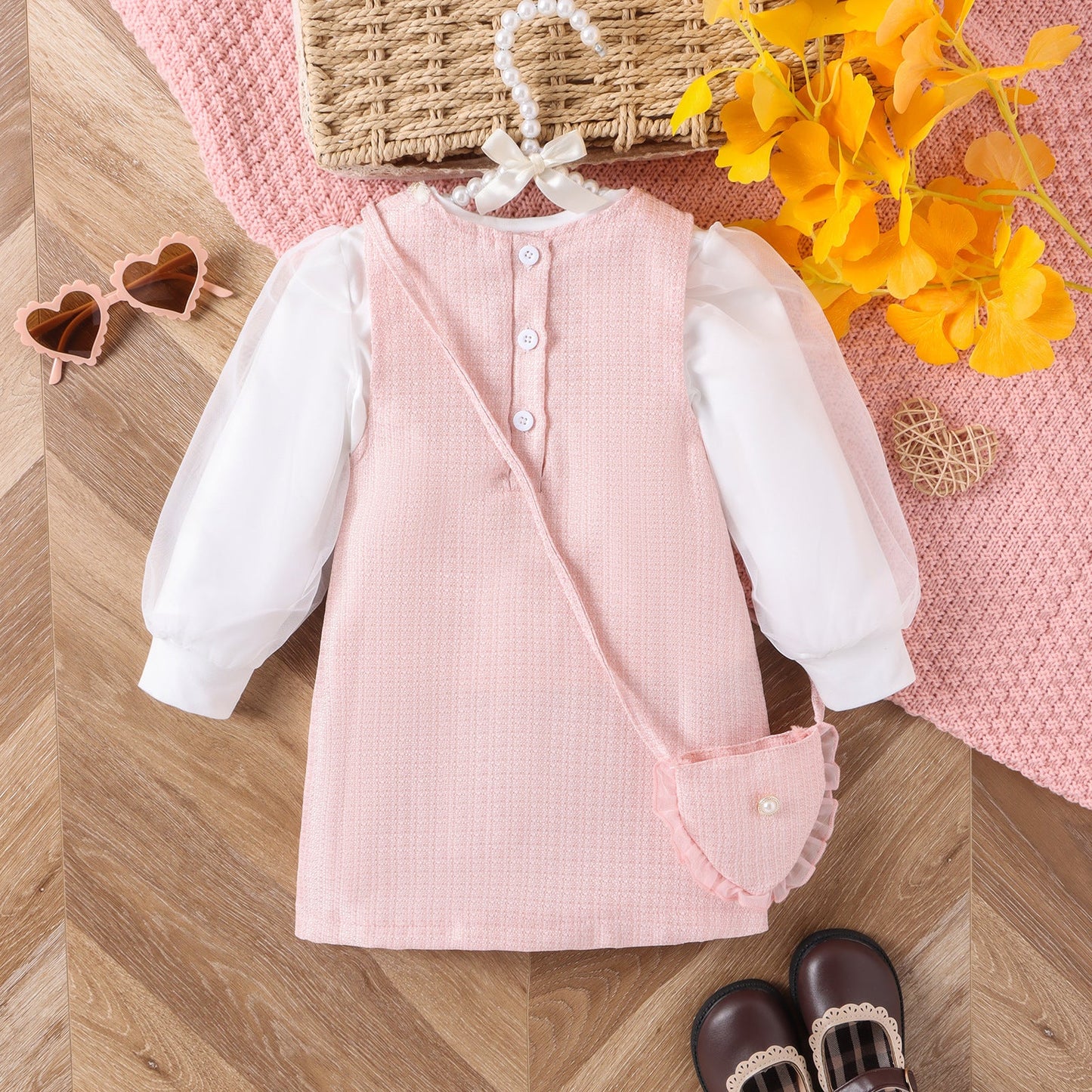 Conjunto Infantil Tweed 3 Piezas