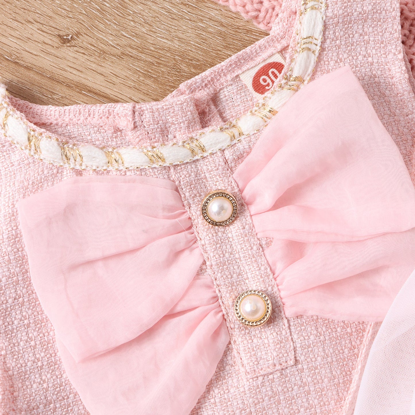 Conjunto Infantil Tweed 3 Piezas