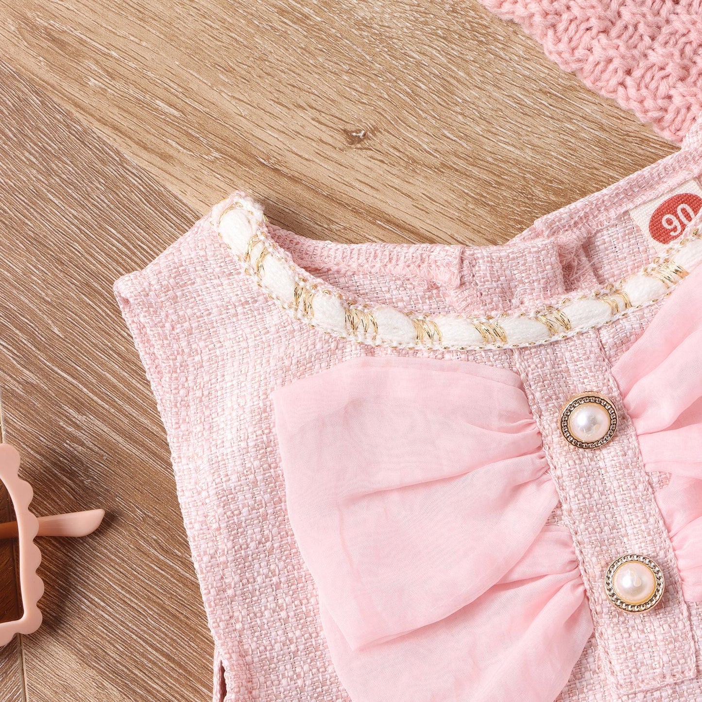 Conjunto Infantil Tweed 3 Piezas