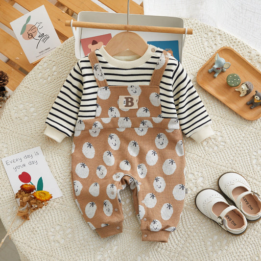 Mono de rayas faciales para niños