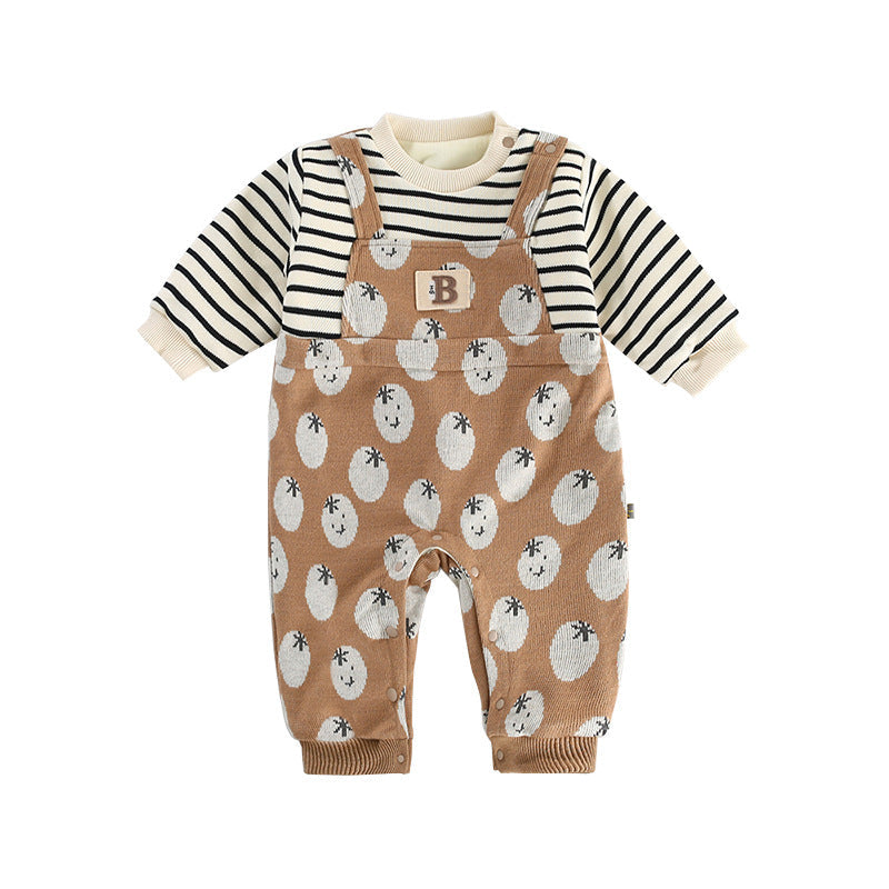 Mono de rayas faciales para niños