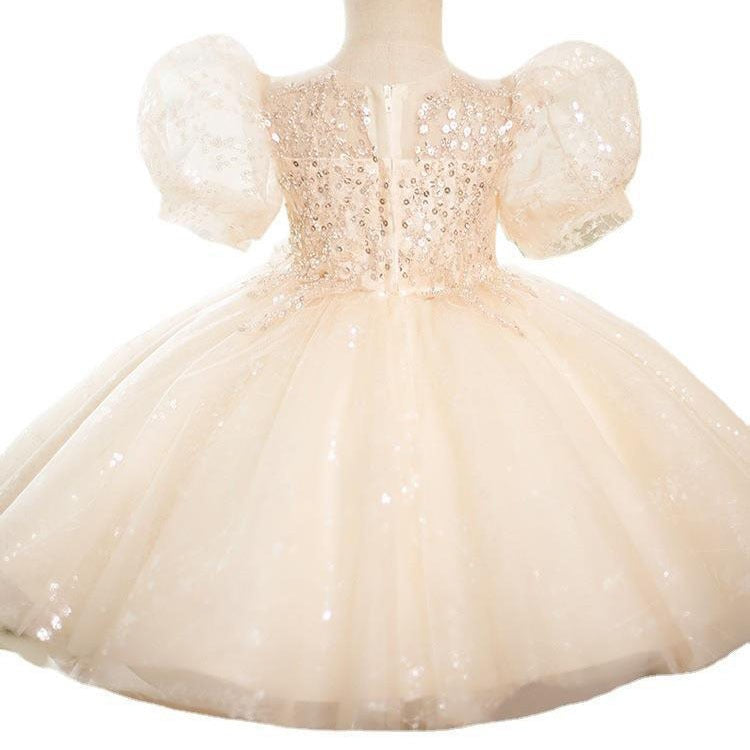 Vestido de fiesta con lentejuelas para niños