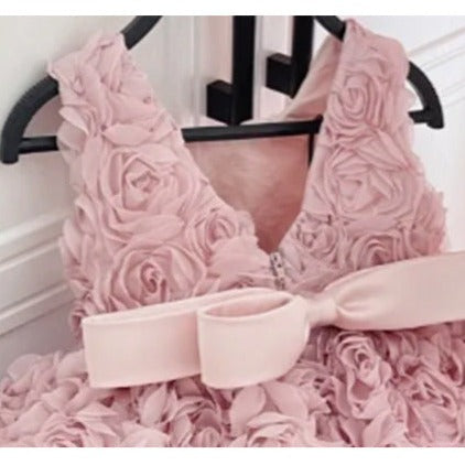 Vestido Infantil Rosas