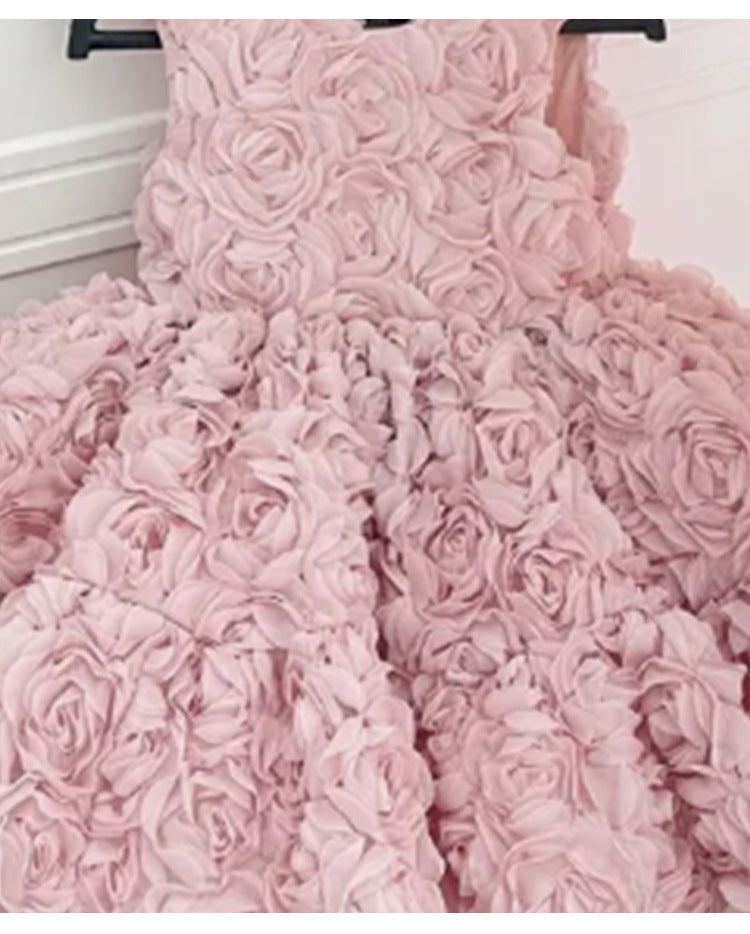 Vestido Infantil Rosas