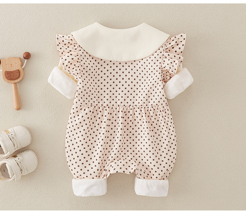 Mono infantil con cuello de osito de peluche