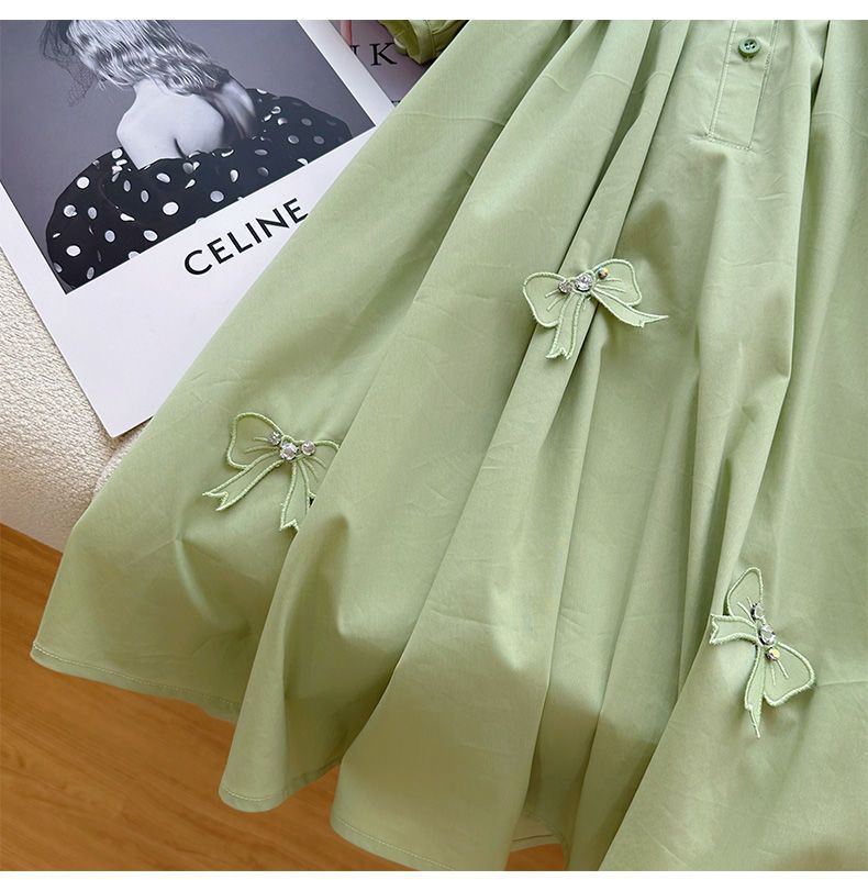 Vestido Polo De Encaje Infantil