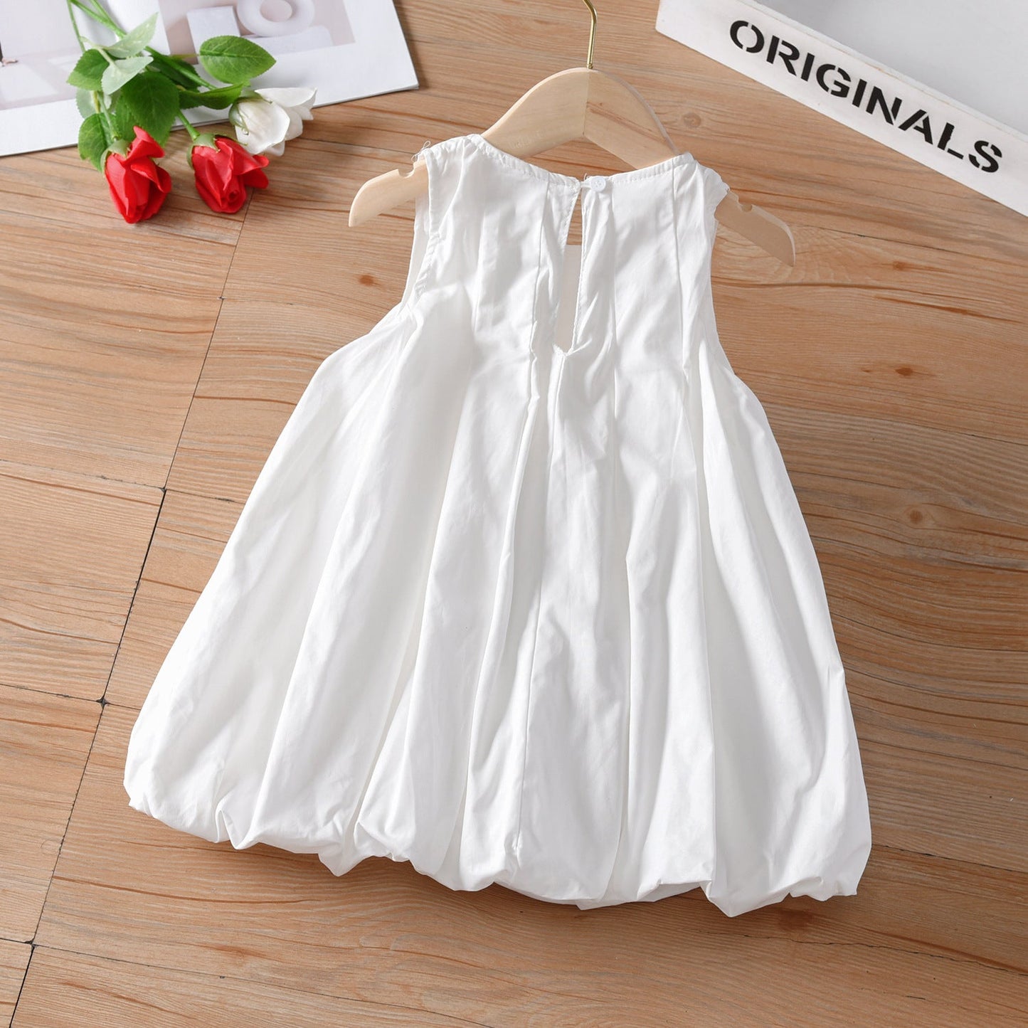 Vestido Infantil Balone Blanco