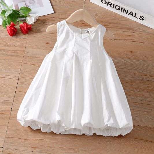 Vestido Infantil Balone Blanco