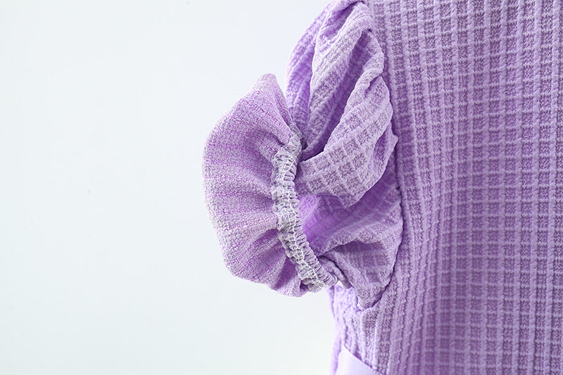 Vestido infantil encaje perlas