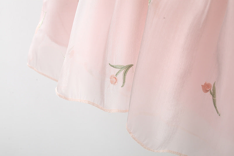 Vestido Infantil Florzinhas Asinha