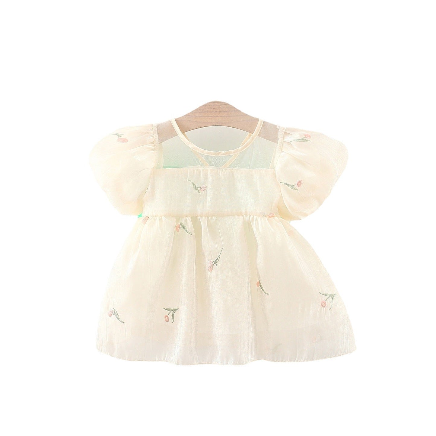 Vestido Infantil Florzinhas Asinha