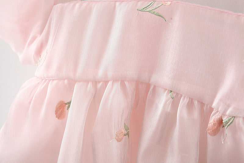 Vestido Infantil Florzinhas Asinha