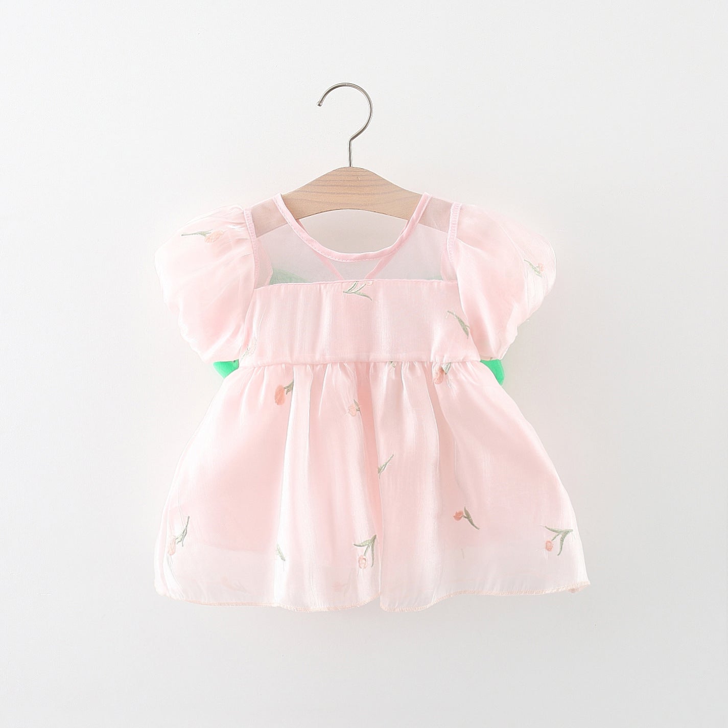 Vestido Infantil Florzinhas Asinha