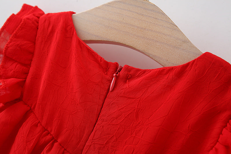 Vestido Infantil de Verano con Lazo