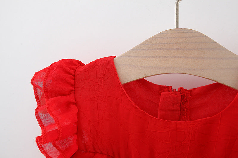 Vestido Infantil de Verano con Lazo