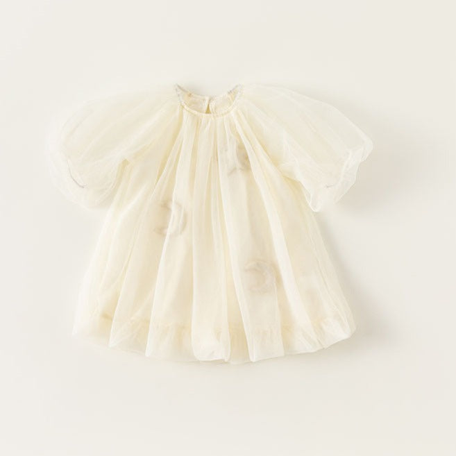 Vestido Infantil Lua Tul