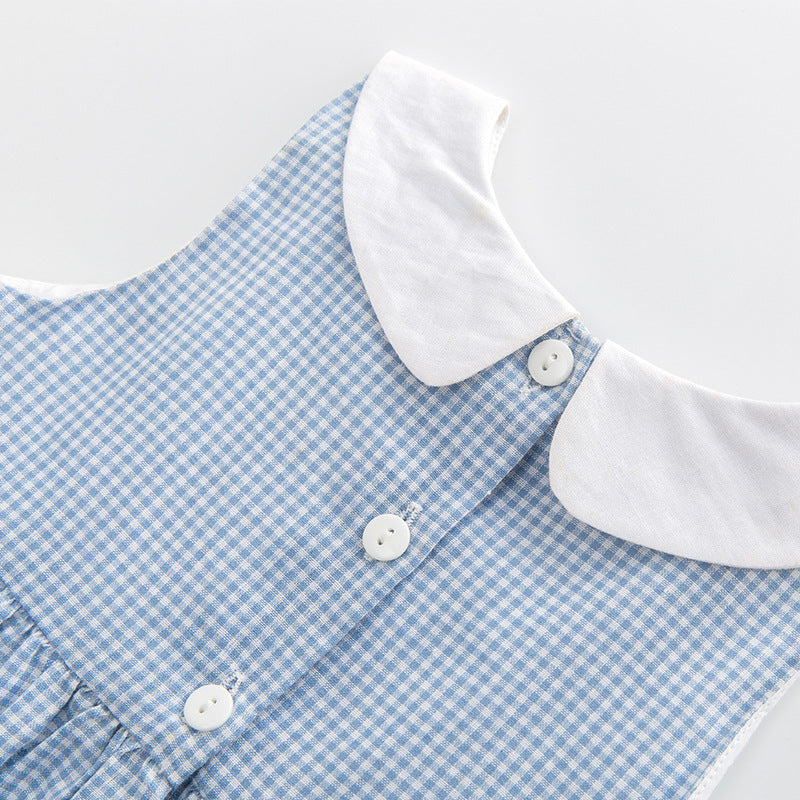 Vestido Infantil Ancora Azul