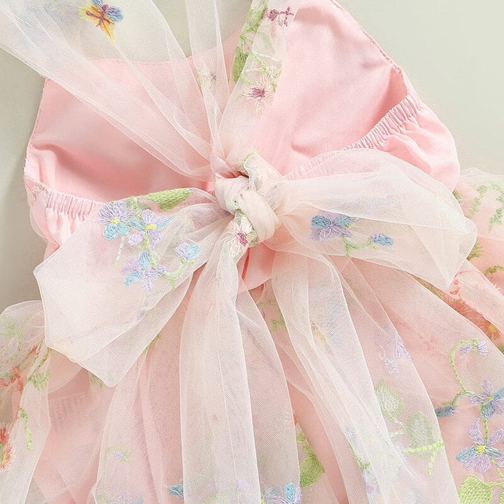 Body Infantil Femenino Bordado y Tul