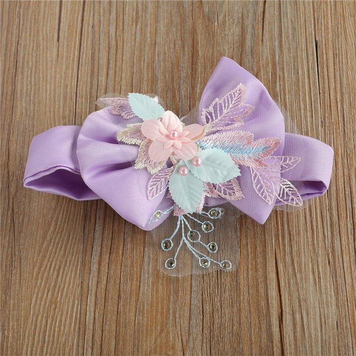 Body Infantil Mujer Bordado + Fajín