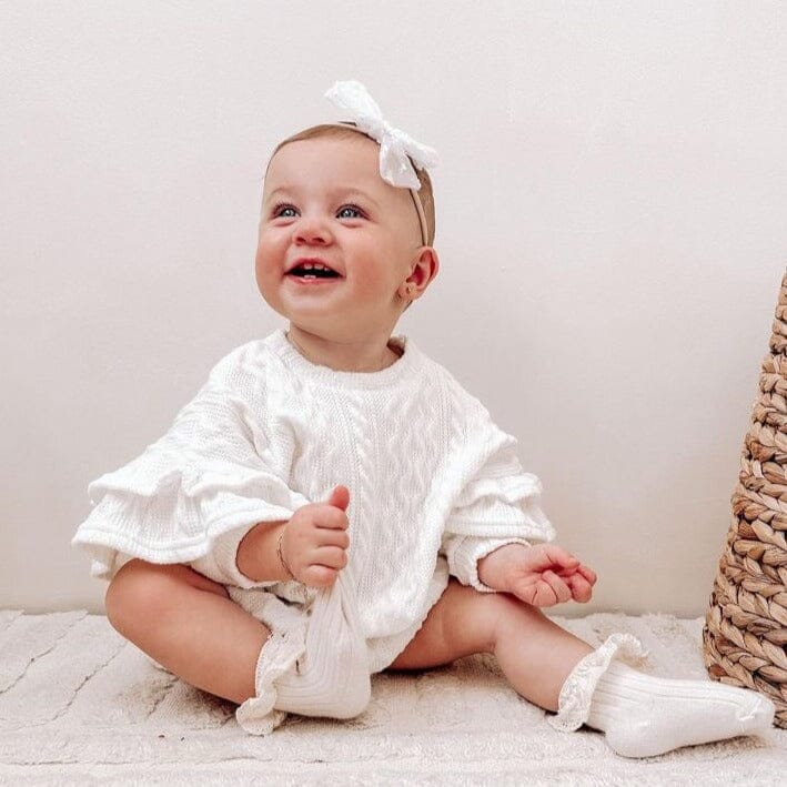 Body + Cinturón Infantil Femenino de Otoño