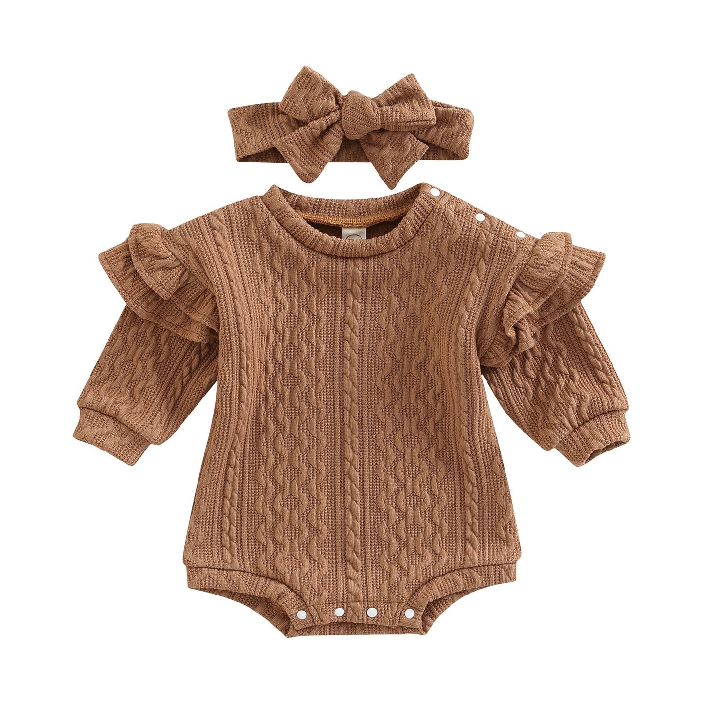 Body + Cinturón Infantil Femenino de Otoño