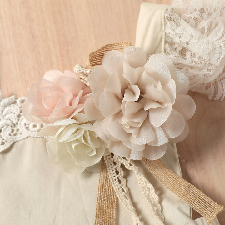 Body Infantil Femenino de Encaje