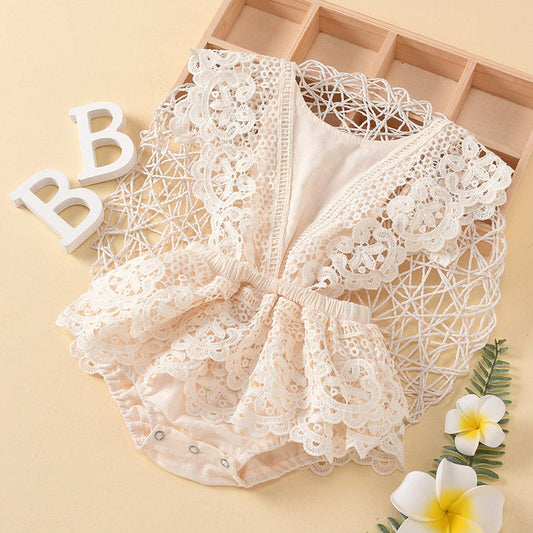 Body infantil de Encaje Vintage