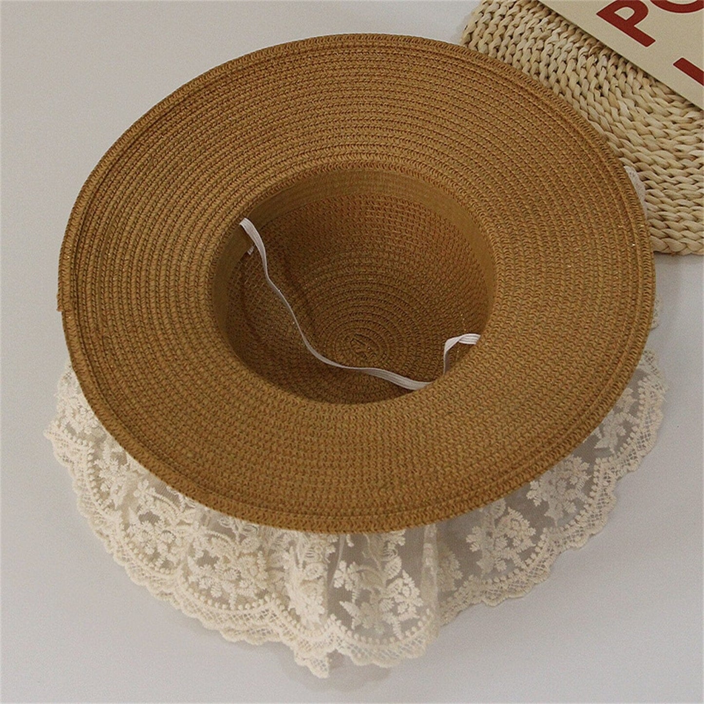 Gorro Infantil de Encaje y Tul