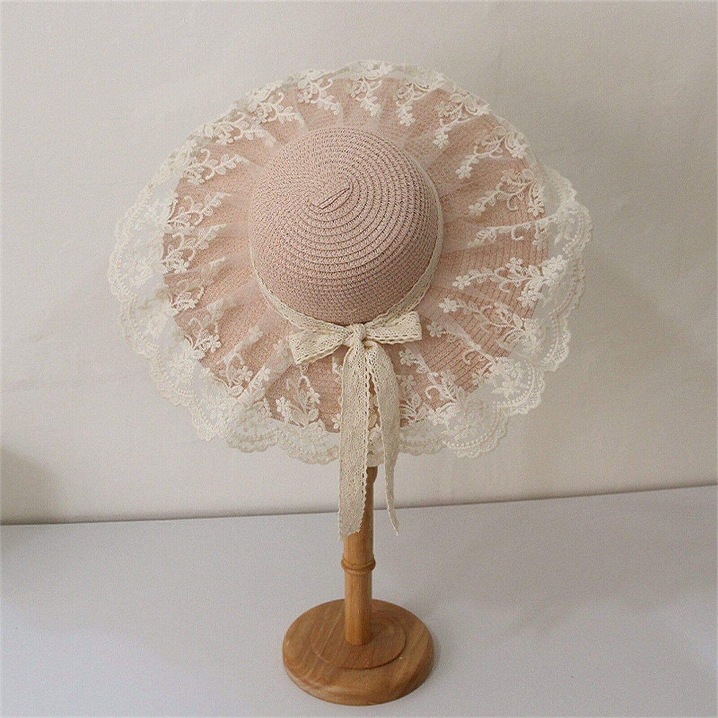 Gorro Infantil de Encaje y Tul