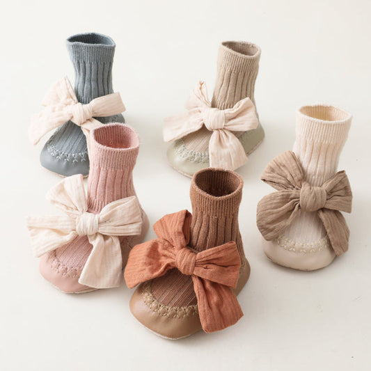 Calcetín con suela de lazo delicado