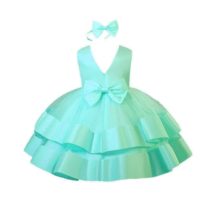 Vestido Fiesta Infantil Volantes