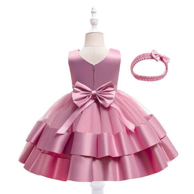 Vestido Fiesta Infantil Volantes