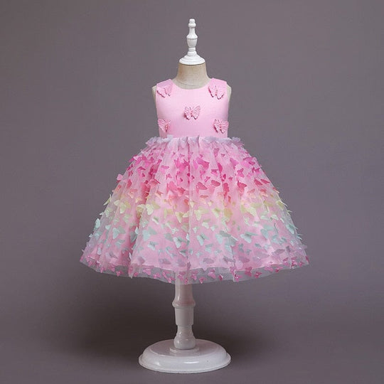 Vestido de Fiesta Infantil Mariposas