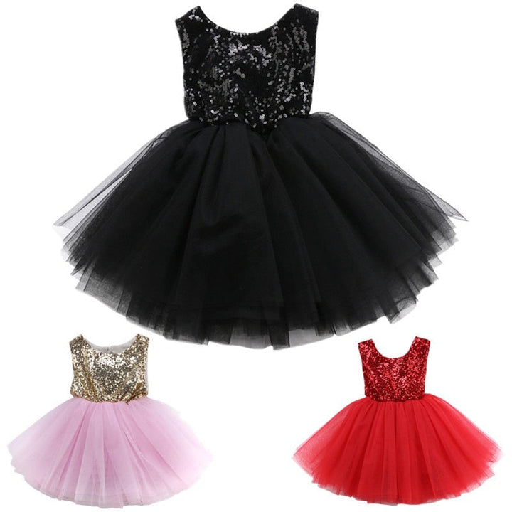 Vestido de Fiesta Infantil Glitter y Tul