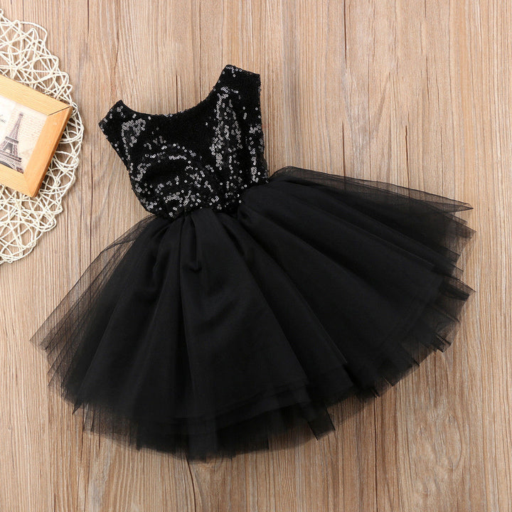 Vestido de Fiesta Infantil Glitter y Tul