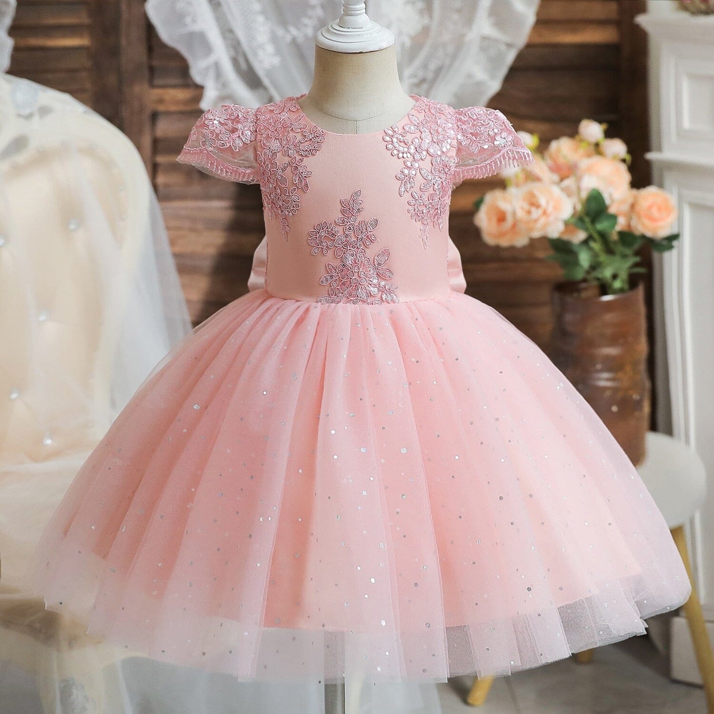 Vestido de Fiesta Infantil Glitter