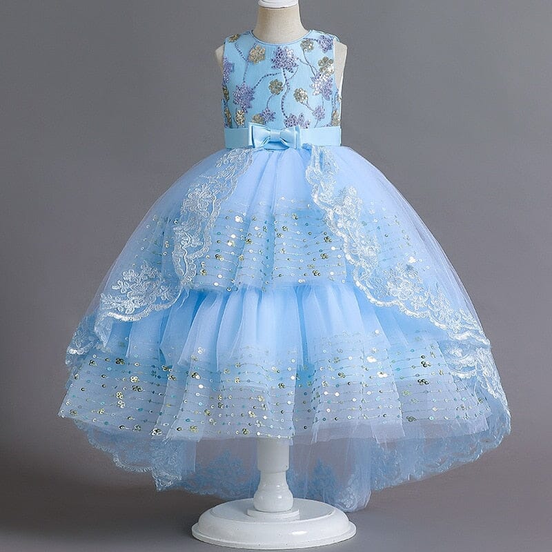Vestido Fiesta Infantil Tul Lentejuelas