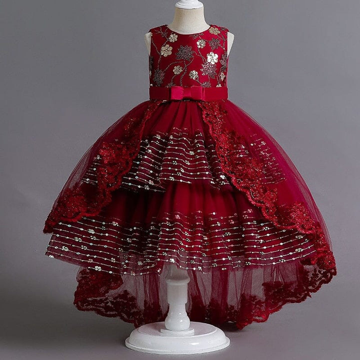 Vestido Fiesta Infantil Tul Lentejuelas