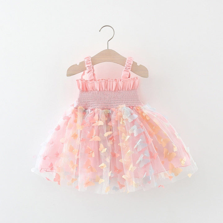 Vestido Infantil Asa Mariposas