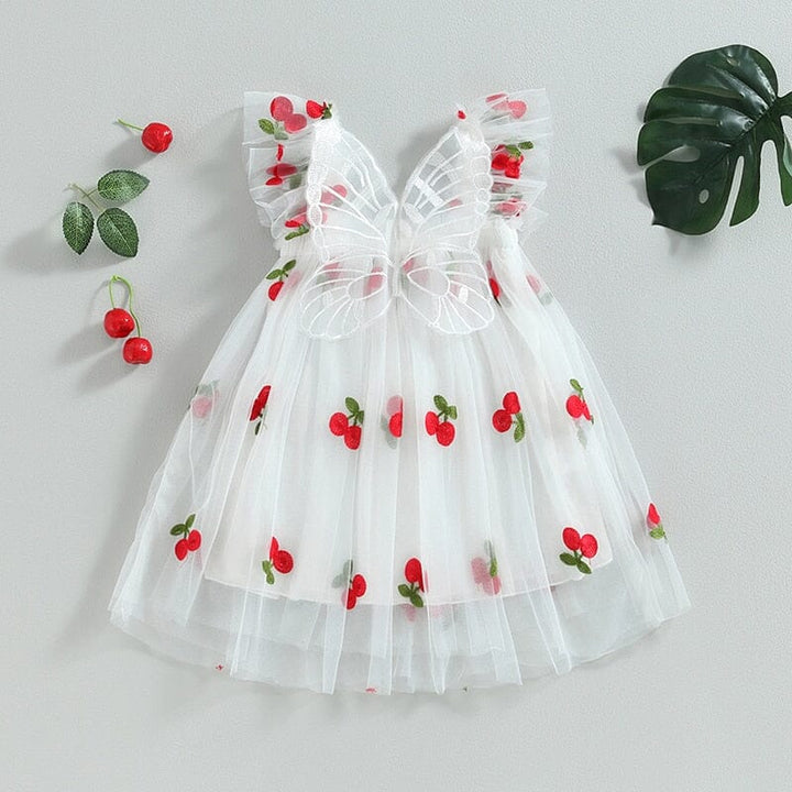 Vestido Infantil Cherry Wing